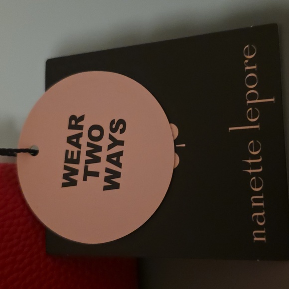 NANETTE LEPORE NWT Shellie Cherry Red Crossbody Bag - Picture 5 of 12